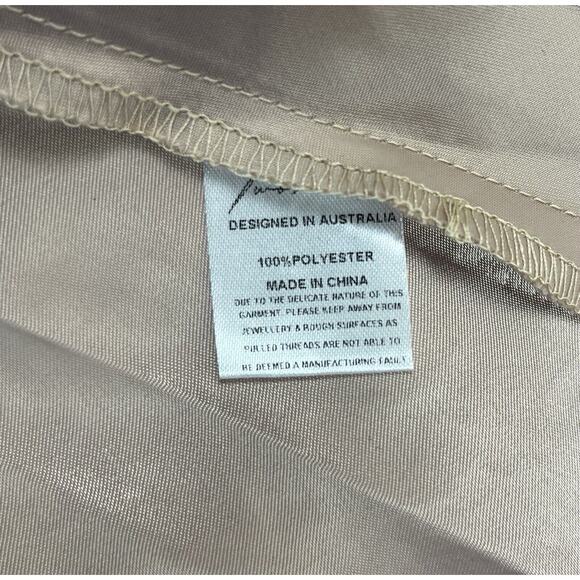 Twosisters the Label Saskia Floral Embroidery Dress Rose High Low Size 2 - Picture 10 of 10